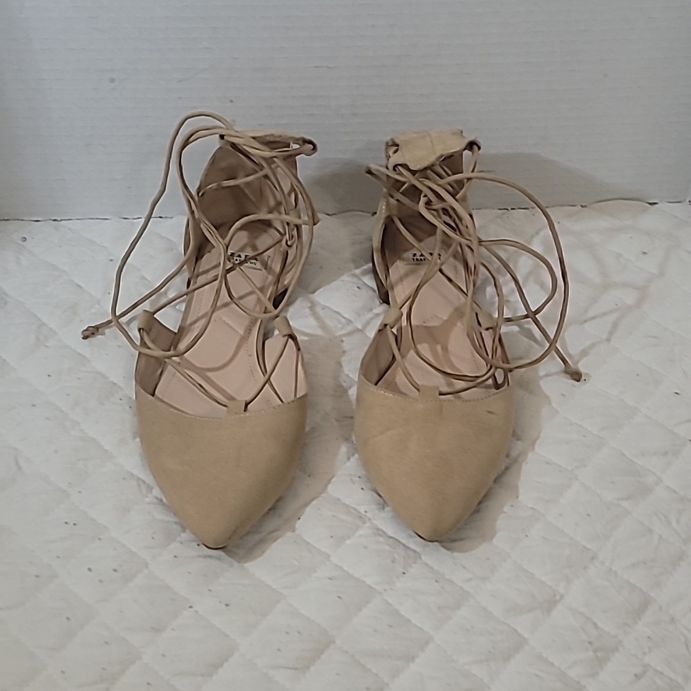 Zara Trafaluc Women's Lace up Flats Size EU 36 US Size 5